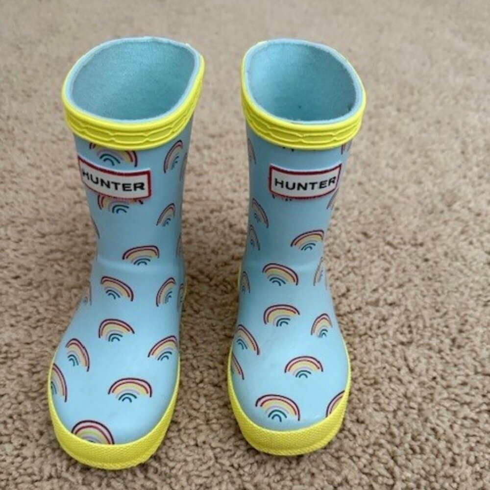 Hunter Kids' Original First Classic Rain Boot - US6 UK5